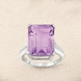 thumbnail image 4 of Ross-Simons 11.00 Carat Amethyst Ring in Sterling Silver, Women's, Adult, 4 of 5