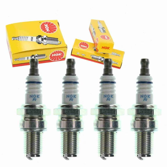 4 pc NGK 4234 Standard Spark Plugs for 09482-00474 4160 90793-20140 98079-60875 W31EMRC Ignition Wire Secondary