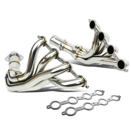 For 1997 to 2004 Chevy Corvette C5 LS1 / LS6 Stainless Steel 2 x 4 -1 Racing Design Exhaust Header 98 99 00 01 02