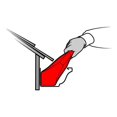 thumbnail image 2 of Cuchara limpiadora Gutter Getter 00101 para limpieza de canaletas, 2 of 3