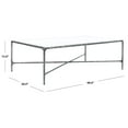 thumbnail image 3 of SAFAVIEH Couture Jessa Glam Metal Coffee Table, Silver, 3 of 9