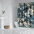 thumbnail image 2 of Waterproof Beautiful Colorful Floral Shower Curtain 72x72 Inch Boho Style Polyester Unique Shower Curtain for Bathroom Hotel Home Decor with 12 Plastic Hooks, 2 of 5