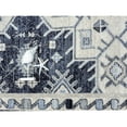 thumbnail image 5 of Abani Cruz Geometric Navy Indoor Area Rug 4' x 6' 4' x 6', 5 of 5