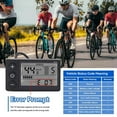 thumbnail image 2 of ARCADORA E Bike LCD Display for 24V 36V 48V Electric Scooters Speed Distance Tracking ABS Plastic 5 Pin Plug 22.2mm Handlebars Black, 2 of 2