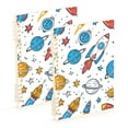 thumbnail image 6 of Cartoon Space Elements Universe Spiral Journal Notebook College Ruled Notebook 8.3" x 5.7" A5 Lined Thick Paper Page, 6 of 6