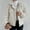 Beige, variant on Aboser Womens Fuzzy Sherpa Jacket Coat Button Down Fleece Jackets Warm Long Sleeve Outerwear Trendy Lapel Cropped Coat Winter Thicken Jackets Dark Gray M