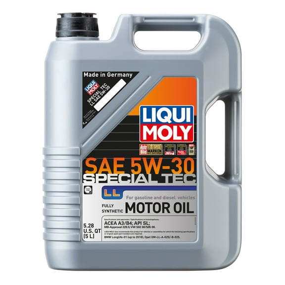 Liqui Moly Special Tec LL Synthetic Blend Motor Oil, 5W - 30