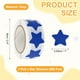 thumbnail image 2 of Rollo de Etiquetas de Estrella Autoadhesivas Uxcell para Suministros de Maestros de Aula y Manualidades DIY Azul 1", 2 of 6