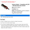 thumbnail image 2 of Antenna Adapter - Compatible with 2001 - 2004 Mercedes-Benz SLK320 2002 2003, 2 of 2