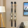 thumbnail image 6 of Wood Ski Display Rack Wall Mount, Garage Ski Hanger, Storage, 6 of 6