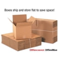 thumbnail image 3 of 18" x 18" x 24" Partners Brand Deluxe Packing Boxes Kraft Brown 6/Pack (181824DPBRP6), 3 of 4