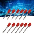 thumbnail image 3 of 1000pcs Terminales De Férulas Aisladas Kit De Conector De Ferrule De Alambre De Ferrule De Cobre Terminal De Alambre De Engarzado Aislado Para Alambre Eléctrico AWG 22, 3 of 7