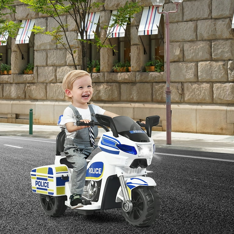 Sirène Police US télécommande 60W 12V Moto / Trike - 3 sons Police