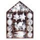 thumbnail image 1 of Juego de adornos de bolas de Navidad YONGSHENG para árbol paquete de regalo 73 Uds., 1 of 5