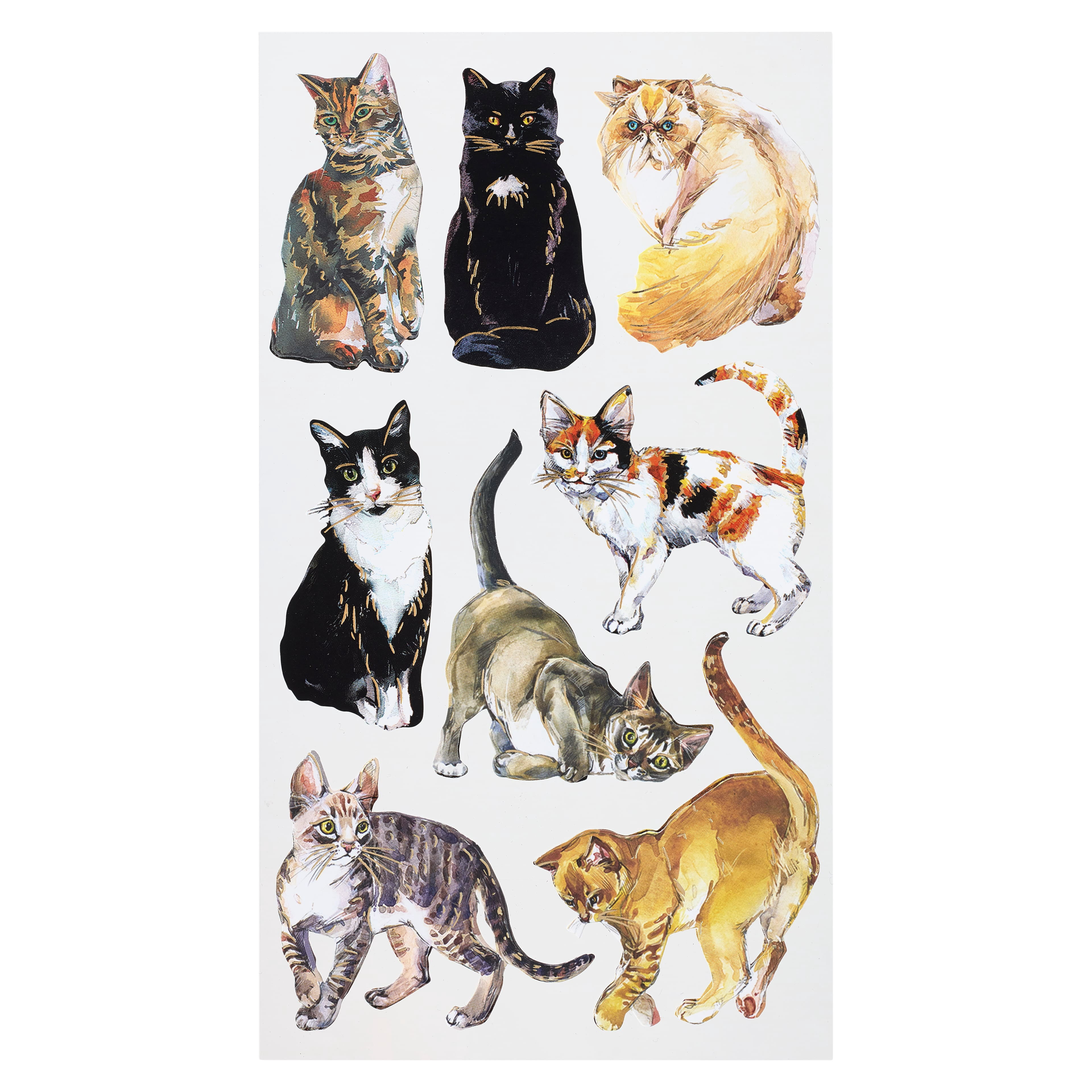 Recollections Cat Stickers, 12 Pack