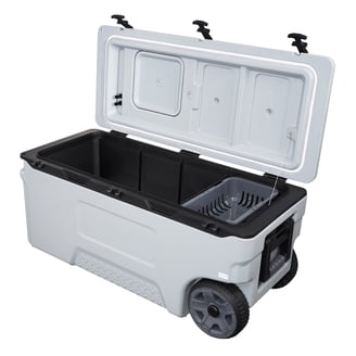 ゆゆ RTIC 52 QT Wheeled Hard-Sided Ice Chest Cooler, Ultra-Light, Fits