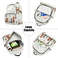 thumbnail image 5 of ALAZA Cartoon Cat Womens Travel Laptop Backpack Large Daypack Ladies Shoulder Bags S, 5 of 7