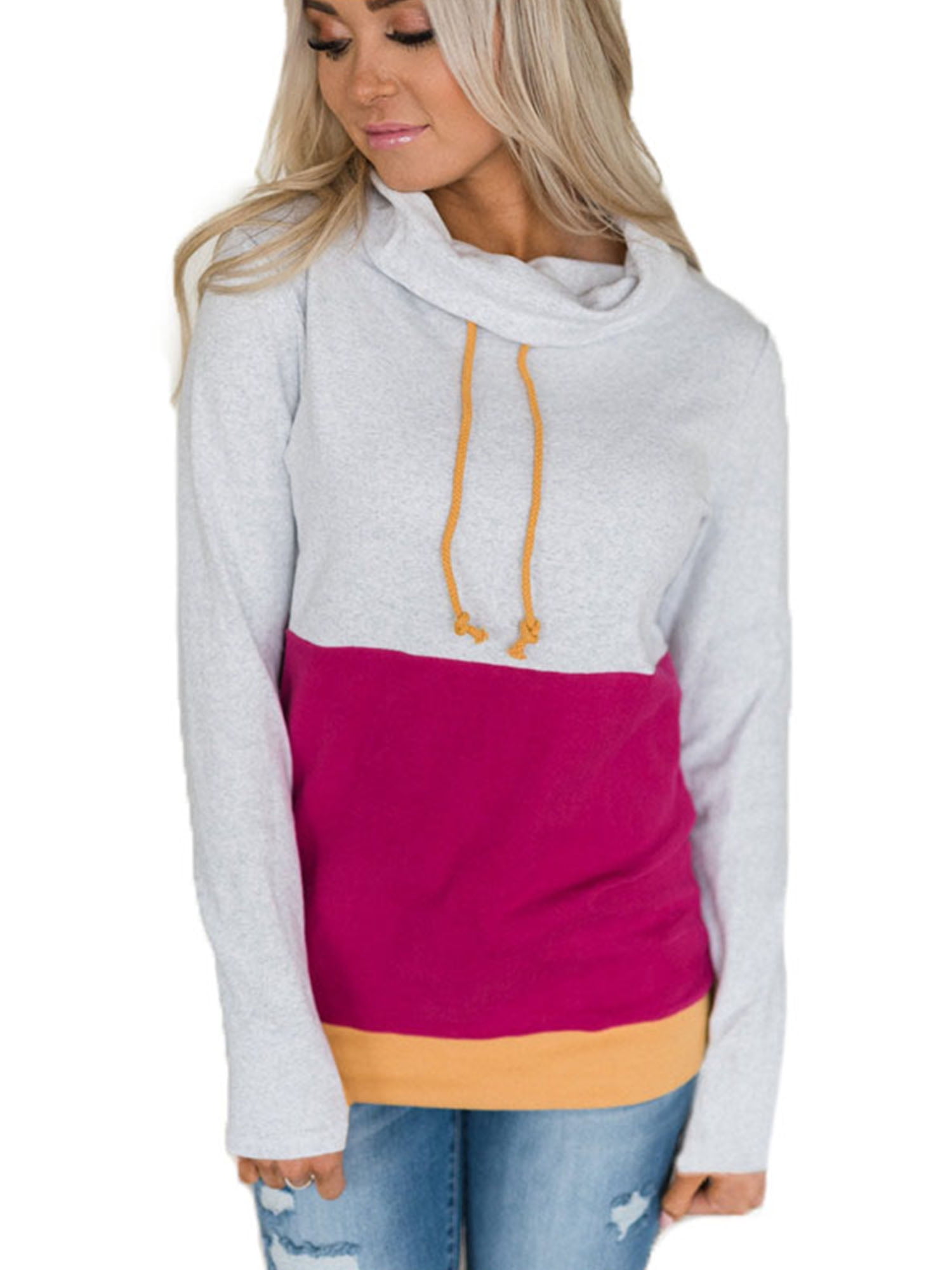 walmart cowl neck sweatshirt