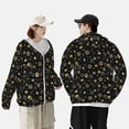 thumbnail image 2 of KLL Gold Dog Paw Print Men's Women’s UPF 50+ Sun Protection Outdoor Hoodie Jacket Long Sleeve Fishing Hiking Performance Shirt- Medium, 2 of 5