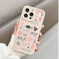 thumbnail image 4 of Funny Graffiti Letter Love Heart Star Soft Phone Case Compatible with iPhone Case (White,iPhone 14 Plus), 4 of 5
