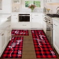 thumbnail image 2 of Kitchen Rugs Sets of 3 Washable Non Slip Gifts for Mom Kitchen Mats for Floor 3 Piece Set Valentine''s Day Gifts for Wife Women Grandma Birthday Gifts Decoration, 2 of 6