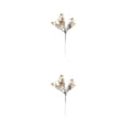 thumbnail image 2 of Yuarrent Navidad bayas artificiales pino cono flor rama salón pared ventana boda fiesta decoración adornos Color champagne 2piezas, 2 of 6