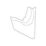 Genuine OE Volvo Mud Guard - 30744144 Fits select: 2008-2016 VOLVO XC70