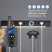 Heaflex Dog Training Collar with Remote, Electronic Shock Collar with Beep, Vibration, and Light Mode, Waterproof Electric Dog Collar for All Dogs
