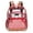 Clear Red, variant on Clear Waterproof Backpack, Durable Plastic Book Bag, Casual, for Student, Clear Red