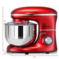 thumbnail image 2 of Costway Batteur sur Socle Électrique 6 L 6 Vitesses 120 V/660 W Batteur Alimentaire à Tête Inclinable Acier Inoxydable, 2 of 10