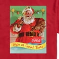 thumbnail image 2 of Coca-Cola - Sip Of Good Taste Vintage Coca Cola Santa - Men's Short Sleeve Graphic T-Shirt, 2 of 5