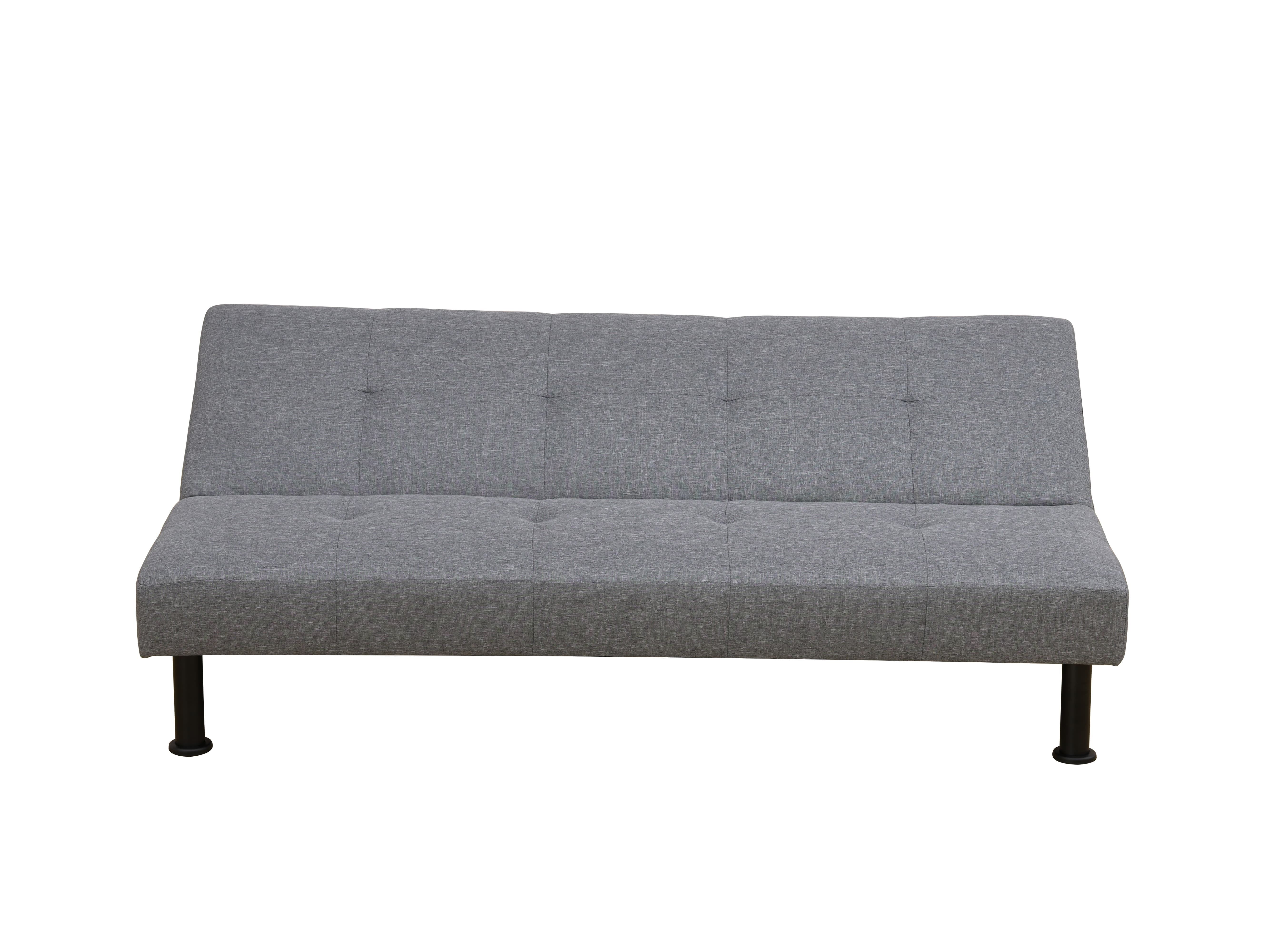Convertible Blue Linen Sofabed for Living Room - Space - Saving Multifunctional Furniture