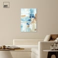 thumbnail image 3 of House Of Lines I Blue Abstract Wall Art Canvas Wall Art by Art Remedy, White Floater Frame, 31" x 46", 3 of 7