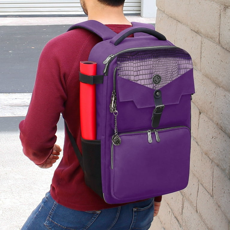 mtg card backpack USA Gear: Blue Padded shoulder straps with adjustable sternum strap ENHANCE MTG Backpack Collector's Edition
