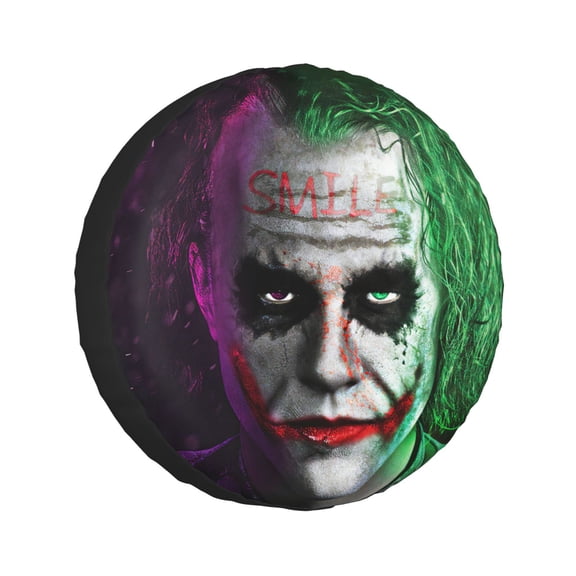 Joker Spare Tire Cover Waterproof Dust-Proof Tire Wheel Protector Universal Fit for Suv Truck Travel Trailer And Many Vehicles
