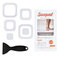 thumbnail image 3 of (2 pack) Secopad Non-Slip Bathtub Stickers, 72 PCS Safety Bathroom Tubs Showers Treads Adhesive Decals Scraper, 3 of 9