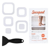 Secopad Non-Slip Bathtub Stickers, 72 PCS Safety Bathroom Tubs Showers Treads Adhesive Decals Scraper
