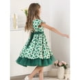 thumbnail image 6 of Girl Shamrock Princess Dress St Patricks Day Costume Outfits, Size for 3-8Y, 6 of 6