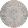 thumbnail image 2 of Jill Zarin Outdoor Collection Area Rug - Dubai (13' 1" Round Pink and Aqua/Light Blue), 2 of 11