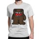thumbnail image 1 of Camiseta de regreso a clases para hombre y mujer, con dibujos animados de Domo Kun marrón, divertidas camisetas de cuello redondo, de algodón, talla grande., 1 of 7