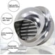 thumbnail image 3 of Ventilation Grille 120mm Ventilation Grille Round Slats Mosquito Net Air Exhaust Grille Blowing Air Exhaust Grille Ventilation Garage Kitchen Bathroom, 3 of 5