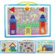 thumbnail image 2 of 685pcs Jigsaw Puzzle Mix Colour Mushroom Nails With Numers Letters Pegboard Educational Construction Creative Diy Mosaic Toys Birthday For Kids Age Ov, 2 of 5