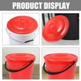 thumbnail image 6 of Soimiss Plastic Trash Can Lid in Red for Outdoor Waste Bin Covers and Garbage Can Parts, 6 of 7