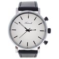 thumbnail image 1 of Reloj AG6182-02 Plata/Negro Correa Piel de Antoneli para Unisex - 1 Pza Reloj, 1 of 1