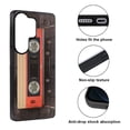 thumbnail image 2 of WIRESTER Shockproof Soft Rubber Cover Case for Samsung Galaxy S26 Ultra 6.9" 2026, Red Vintage Cassette Tape, 2 of 5
