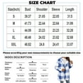 thumbnail image 4 of TrdSipl Women's Plaid Sherpa Fleece Jacket Fall Casual Warm Up Cardigan Long Open Front Trendy Fuzzy Coat Outerwear with Pockets, 4 of 6