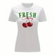 thumbnail image 3 of Playera Blusa De Cerezas Fresh Cherry Ropa Para Mujer Ropa Para Dama Color Blanco Talla Mediana Marca Emil SaEs, 3 of 4