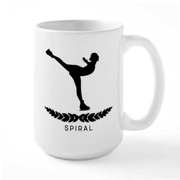 CafePress - Spiral - 15 oz Ceramic Large White Novelty Mug