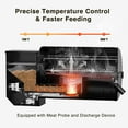 thumbnail image 3 of Blatomic 456 SQ.IN Wood Pellet Grill, 8 in 1 BBQ Pellet Grills with PID Temperature Control (150-500°F)&Auto Feed, 3 of 8