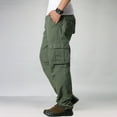 thumbnail image 4 of TXGREN Cargo Pants for Men Men's Work Pants Hiking Cargo Pants Six Pockets Outdoor Ripstop Multi Pockets Breathable Cotton Pants Size:29-44, 4 of 9